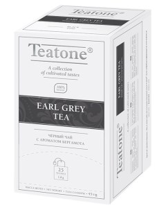 Чай черный с бергамотом 25 пак Teatone