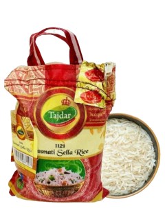 Рис басмати длиннозерный пропаренный 1 кг Tajdar
