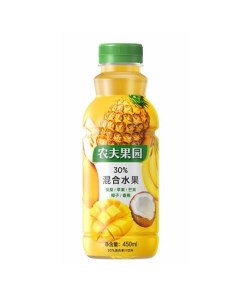 Напиток сокосодержащий Ананас банан манго 450 мл Nongfu spring