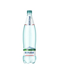 Вода минеральная природная газированная 1 л Borjomi