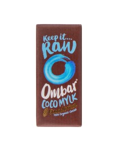 Шоколад молочный Keep it raw Coco Milk 70 г Великобритания Ombar