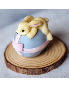 Шоколад фигурный Пасхальный кролик белый 70 г Мясновъ пекарня
