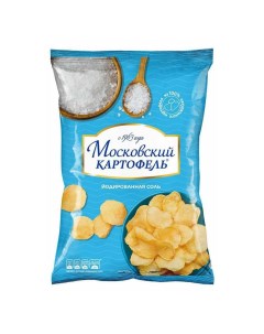 Чипсы картофельные хрустящие с йодированной солью 70 г Московский картофель
