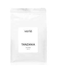 Кофе Танзания в зернах 250 г Verle