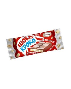 Шоколад Шоко кроко молочный со злаками 23 г Акконд