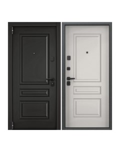 Дверь входная Torex для квартиры металлическая Comfort X 880х2050 левый черный белый Torex стальные двери
