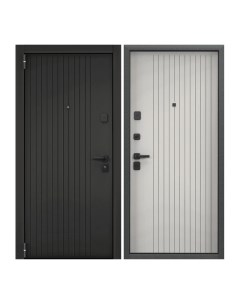 Дверь входная Torex для квартиры металлическая Comfort X 950х2050 левый черный белый Torex стальные двери