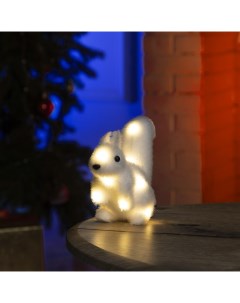Новогодний светильник Белочка 4843982 белый теплый Luazon lighting