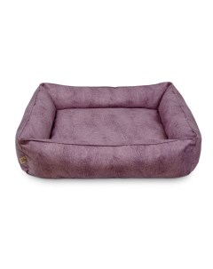 Лежанка для собак фиолетовый ткань синтепух 50х40х15 см Салика