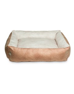 Лежанка для собак бежевый текстиль синтепух 50x40x15 см Салика