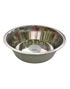 Одинарная миска для собак металл серебристый 0 25 л Хорошка
