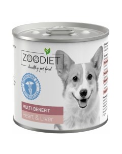 Консервы для собак Multi Benefit С сердцем и печенью 240 г Zoodiet