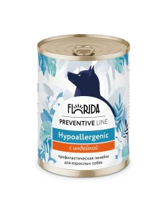 Сухой корм Preventive Line Hypoallergenic с индейкой для собак 340 г Florida