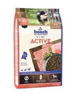 Сухой корм для собак Active для активных домашняя птица 3кг Bosch