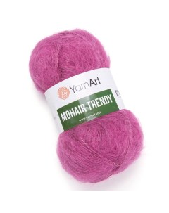 Пряжа для вязания Mohair Trendy ЯрнАрт Мохер Тренди 2 мотка 144 пыльная роза Yarnart