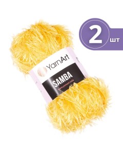 Пряжа для вязания Samba ЯрнАрт Самба 2 мотка 47 светложелтый травка Yarnart