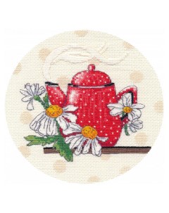 Набор для вышивания Чайная миниатюра 3 15 15см 1 шт Овен