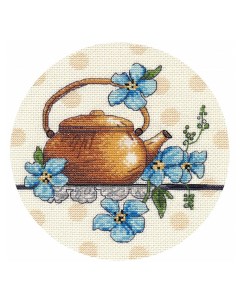 Набор для вышивания Чайная миниатюра 2 15 15см 1 шт Овен