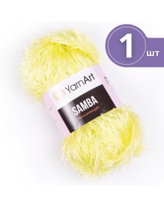 Пряжа для вязания Samba ЯрнАрт Самба 1 моток 2036 светлый лимон травка Yarnart
