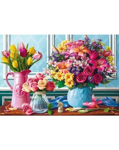 Пазл Цветы в вазах 1500 деталей Trefl
