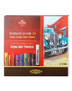Пастель Toison D or Extra Soft 8554 24 цвета Koh-i-noor