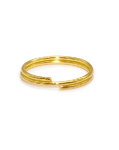 Кольцо соединительное двойное 12мм 50шт упак Яркое золото Astra&craft