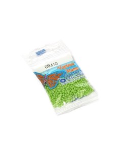 Бисер Чехия 10 0 зеленый глянцевый упаковка 5 г Preciosa