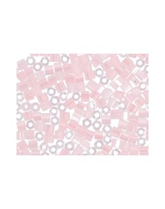 Бисер Япония 11 0 Hexagon 3 22 мм 5 штх5 г 0145 светло розовый перламутр Toho