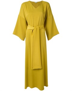 Layeur платье макси с широкими рукавами l желтый Layeur