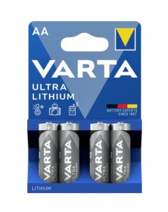 Батарейка литиевая Ultra Lithium AA 4 шт Varta