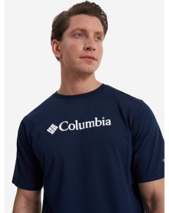 Футболка мужская Csc Basic Logo Short Sleeve Синий Columbia