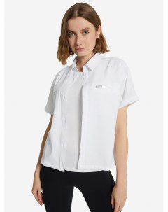 Рубашка с коротким рукавом женская Boundless Trek Ss Button Up Белый Columbia