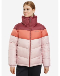 Куртка утепленная женская Puffect Color Blocked Jacket Розовый Columbia