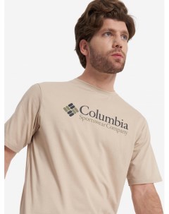 Футболка мужская Csc Basic Logo Short Sleeve Бежевый Columbia