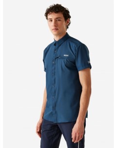 Рубашка с коротким рукавом мужская Синий Regatta