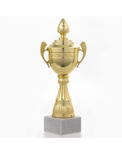 Кубок 124d наградная фигура золото подставка камень 22 9 6 см Командор