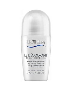 Гипоаллергенный шариковый дезодорант антиперспирант Lait Corporel Le Deodorant 75 0 Biotherm