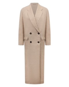 Льняное пальто Brunello cucinelli
