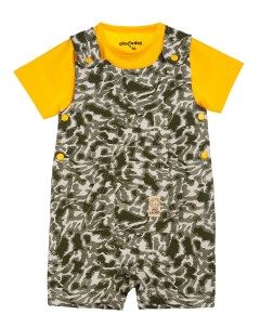 Комплект детский трикотажный для мальчиков фуфайка футболка полукомбинезон Playtoday newborn-baby