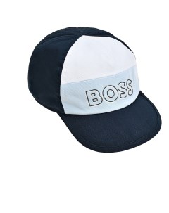 Бейсболка с логотипом темно синяя Boss