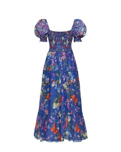 Платье с рукавами фонариками принт бабочки Charo ruiz