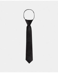 Черный фактурный галстук Gulliver