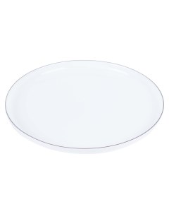 Тарелка обеденная Экзо цвет белый Vlr concept