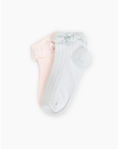 Носки с кружевом для девочки 2 пары Gloria jeans