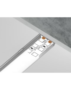 Алюминиевый профиль накладной 18 4 для светодиодной ленты до 15мм ILLUMINATION Alum Ambrella light