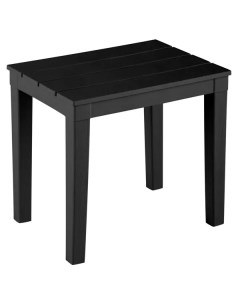 Стол для шезлонга прямоугольный Прованс 40x30x37 см полипропилен антрацит Без бренда
