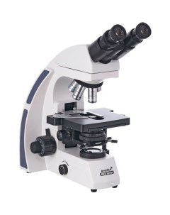 Микроскоп MED 40B световой оптический биологический 40 1000x на 5 объективов белый Levenhuk
