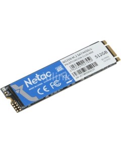 SSD накопитель N535N NT01N535N 512G N8X 512ГБ M 2 2280 SATA III M 2 Netac