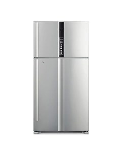 Холодильник двухкамерный R V720PUC1 BSL инверторный серебристый бриллиант Hitachi