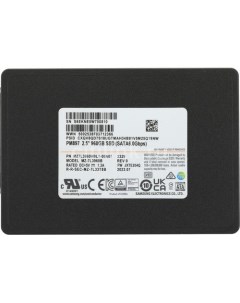 SSD накопитель PM897 MZ7L3960HBLT 00A07 960ГБ 2 5 SATA III SATA oem Samsung